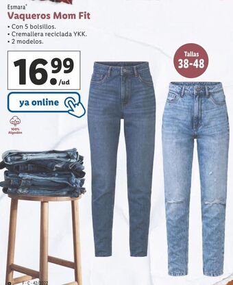 Lidl Vaqueros esmara oferta