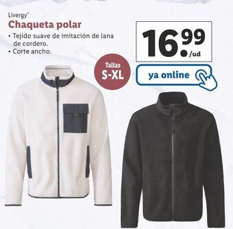 Lidl Chaqueta livergy oferta