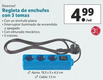 Lidl Regleta silvercrest oferta