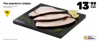 AhorraMas Pez espada oferta