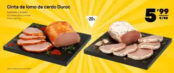 AhorraMas Cinta de lomo adobada duroc oferta