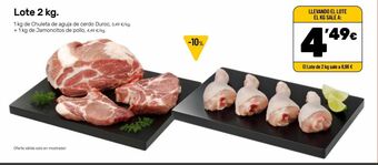 AhorraMas Chuletas de cerdo oferta
