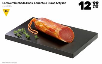 AhorraMas Lomo embuchado oferta