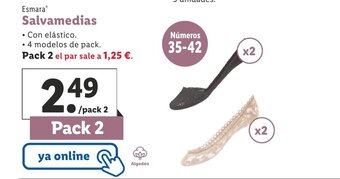 Lidl Esmara Salvamedias oferta