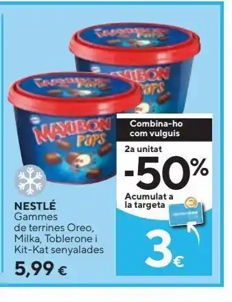 Caprabo Tarrina de helado maxibon oferta