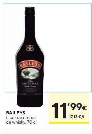 Caprabo Licor de crema irlandés baileys oferta