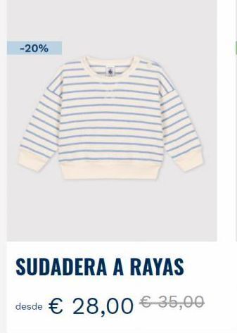 Petit Bateau Sudadera oferta