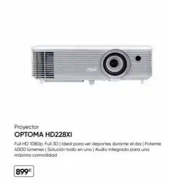 Fnac Proyector optoma hd228xi oferta