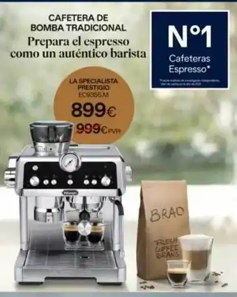 Fnac Cafetera de bomba tradicional oferta