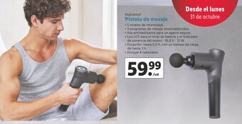 Lidl Vitalcontrol Pistola de masaje oferta