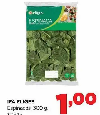 Alimerka Ifa eliges espinacas oferta