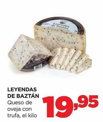 Alimerka Leyendas de baztán queso de oveja con trufa el kilo oferta