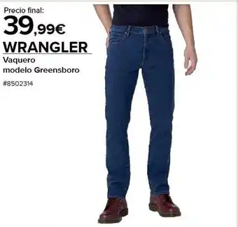 Costco Wrangler vaquero modelo greensboro oferta