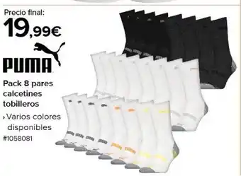 Costco Puma pack 8 pares calcetines botilleros oferta