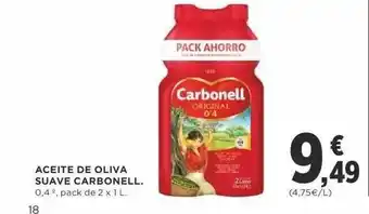 Supercor Aceite de oliva suave carbonell oferta