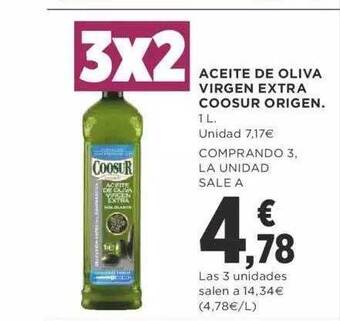 Supercor Aceite de oliva virgen extra coosur origen oferta