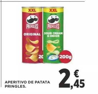 Supercor Aperitivo de patata pringles oferta
