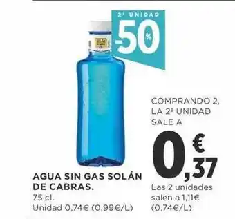 Supercor 2a unidad -50% agua sin gas solán de cabras oferta