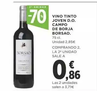 Supercor 2a unidad -70% vino tinto joven d.o. campo de borja borsao oferta
