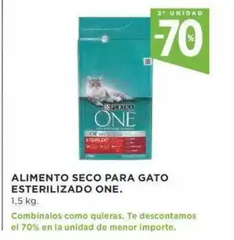 Supercor 2a unidad -70% alimento seco para gato esterilizado one oferta