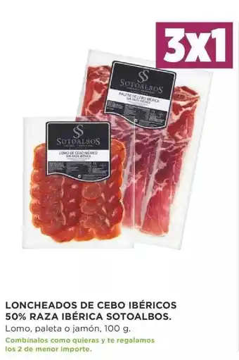 Supercor Loncheados de cebo ibéricos 50% raza ibérica sotoalbos oferta