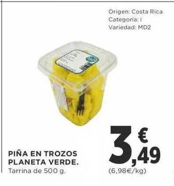 Supercor Piña en trozos planeta verde oferta