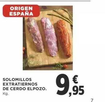 Supercor Solomillos extratiernos de cerdo elpozo oferta