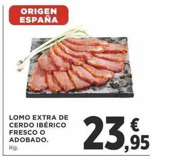 Supercor Lomo extra de cerdo ibérico fresco o adobado oferta