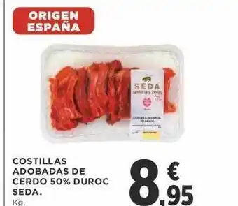 Supercor Costillas adobadas de cerdo 50% duroc seda oferta