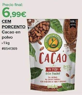 Costco Cem porcento cacao en polvo oferta