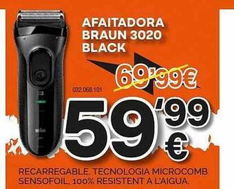 Expert Afaitadora braun 3020 black oferta