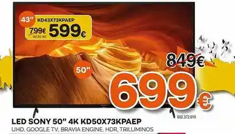 Led sony 50