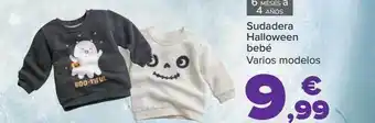 Carrefour Sudadera halloween bebé varios modelos oferta