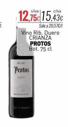 Cuevas Cash Vino rib. duero crianza protos bot. oferta