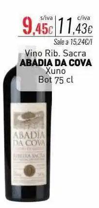 Cuevas Cash Vino rib. sacra abadia da cova xuno bot oferta