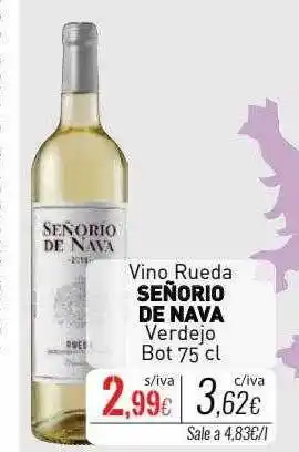 Cuevas Cash Vino rueda señorio de nava verdejo bot oferta