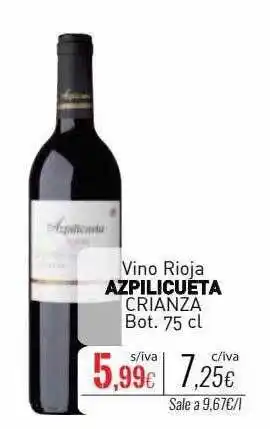 Cuevas Cash Vino rioja azplicueta crianza bot. oferta