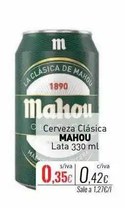 Cuevas Cash Cerveza clásica mahou lata oferta
