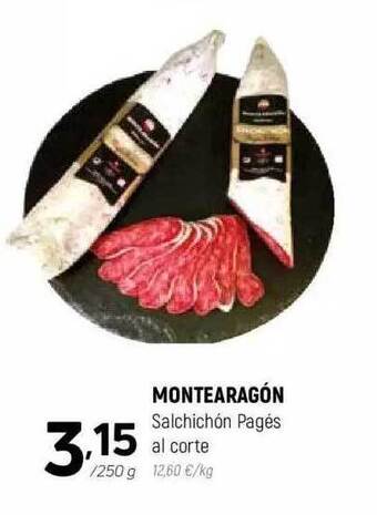 Coviran Montearagón salchichón pagés oferta