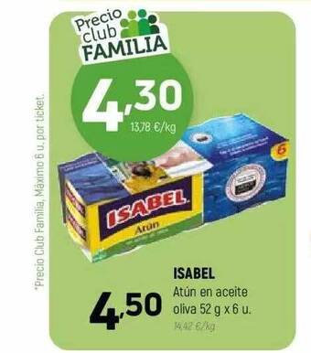 Coviran Isabel atún en aceite oliva oferta