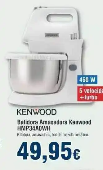 FROIZ Kenwood batidora amasadora kenwood hmp34aowh oferta