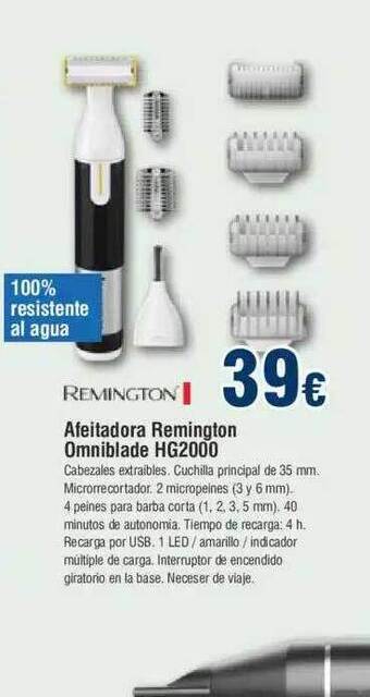 FROIZ Afeitadora remington omniblade hg2000 oferta
