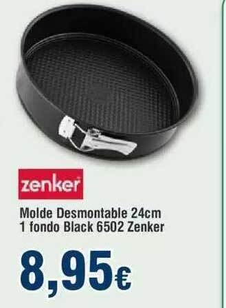 FROIZ Molde desmontable 24cm 1 fondo black 6502 zenker oferta