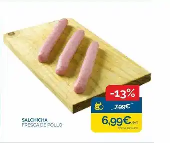 Cash Ecofamilia Salchichas fresca de pollo oferta