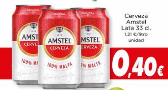Proxi Cerveza amstel lata oferta