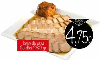 Supermercados Piedra Lomo de orza cordón oferta