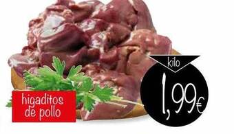 Supermercados Piedra Higaditos de pollo oferta