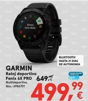 Worten Garmin reloj deportivo fenix 6x pro oferta
