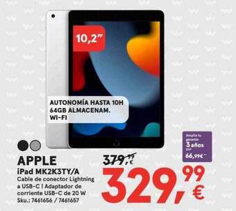 Worten Apple ipad mk2k3ty a oferta