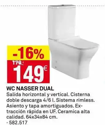 Bricoking Wc nasser dual oferta